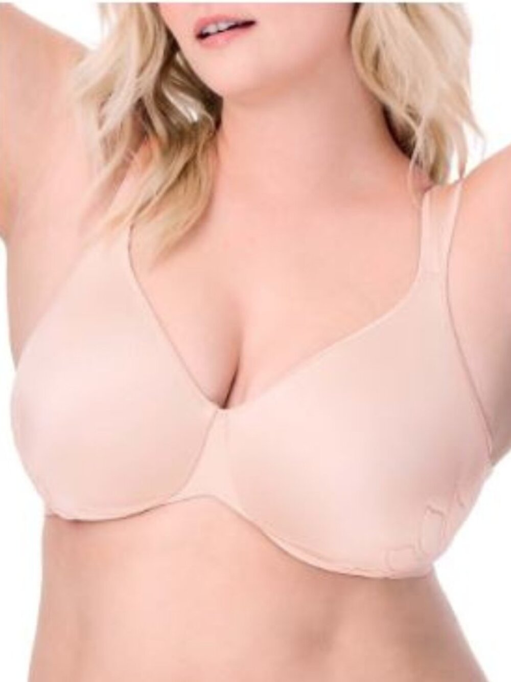 Bali Women's Live It Up Seamless Underwire Bra DF3353 Full Coverage 40C Beige